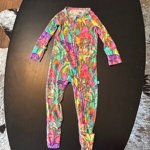 Colorful Kids Pajamas with Animal Print